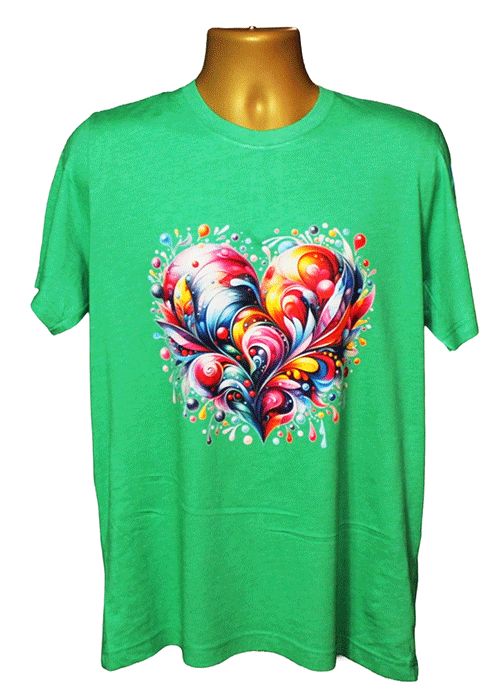 Kaleidoscope Heart Graphic Tee Kaleidoscope Heart Graphic Tee