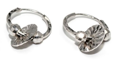 Petite Carousel Sterling Silver Spring Earrings Petite Carousel Sterling Silver Spring Earrings