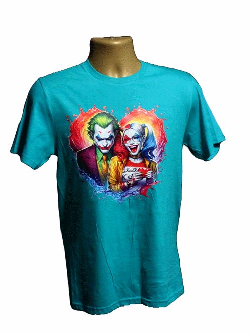 The Joker & Harley Quinn Graphic Tee The Joker & Harley Quinn Graphic Tee