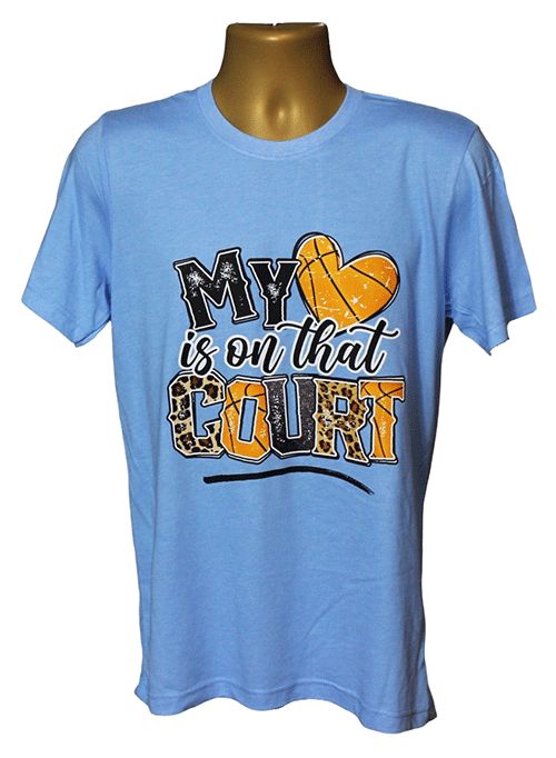 My Heart Is on That Court Graphic Tee My Heart Is on That Court Graphic Tee