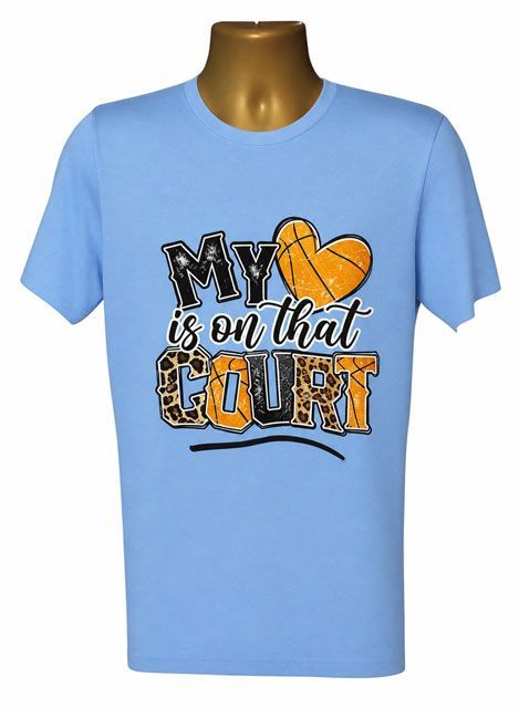 My Heart Is on That Court Graphic Tee My Heart Is on That Court Graphic Tee