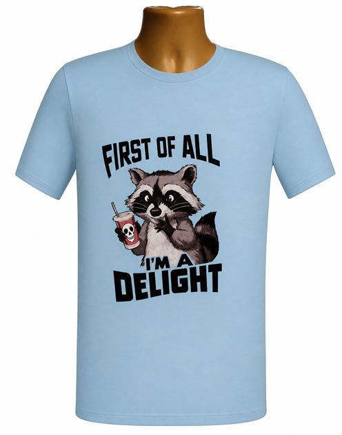 First of All I'm a Delight Graphic Tee First of All I'm a Delight Graphic Tee
