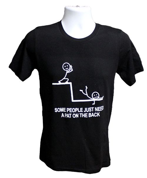 Some People Just Need a Pat on the Back Graphic Tee Some People Just Need a Pat on the Back Graphic Tee