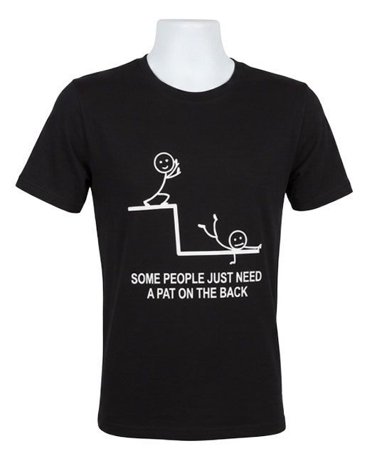 Some People Just Need a Pat on the Back Graphic Tee Some People Just Need a Pat on the Back Graphic Tee