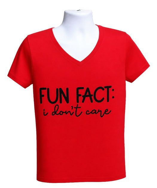 Fun Fact I Don't Care Graphic Tee Fun Fact I Don't Care Graphic Tee