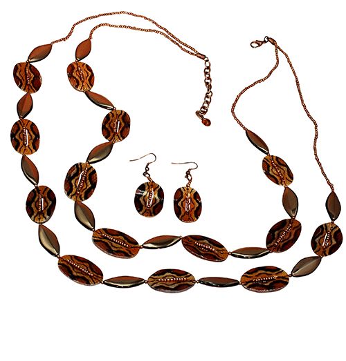 Multi-Shades of Brown Jewelry Set Multi-Shades of Brown Jewelry Set