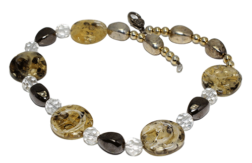 Mixed Media Beaded Necklace