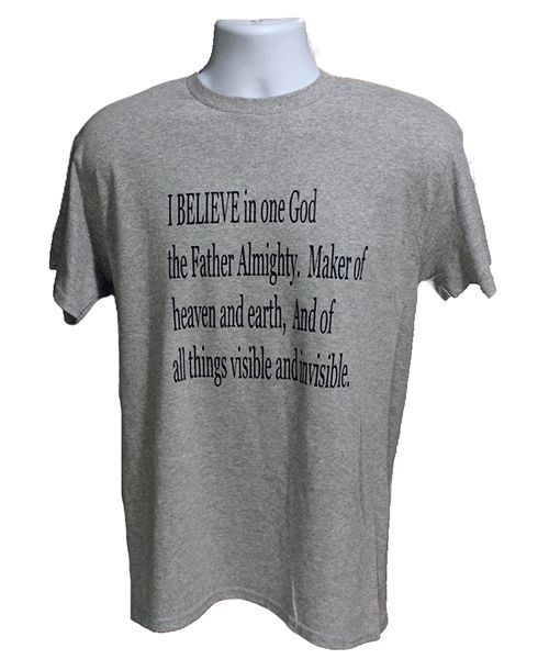 Inspirational I Believe in One God Graphic Tee