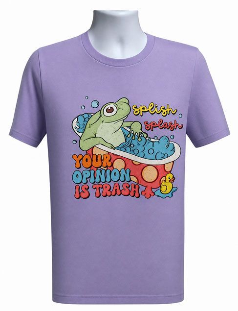 Splish Splash Your Opinion Is Trash Graphic Tee