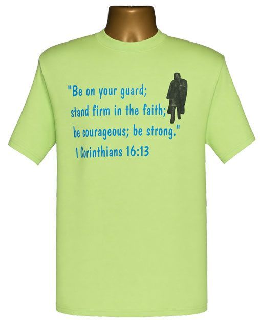 Inspirational Be on Guard Graphic Tee Inspirational Be on Guard Graphic Tee