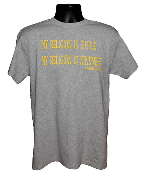 My Religion Is Simple, My Religion Is Kindness Graphic Tee