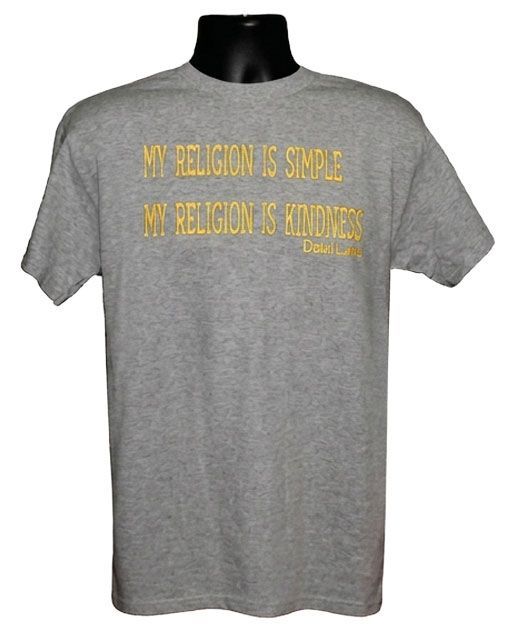 My Religion Is Simple, My Religion Is Kindness Graphic Tee My Religion Is Simple, My Religion Is Kindness Graphic Tee