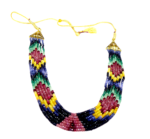 Sapphire Mosaic Necklace