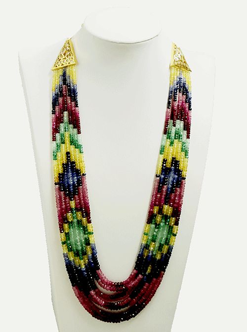Sapphire Mosaic Necklace