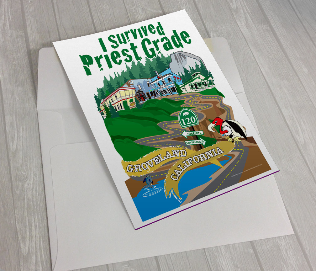 20 each 5&quot;x7&quot; I Survived Priest Grade Greeting Cards with Envelopes