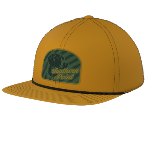 Southern Point Mustard Flat Bill