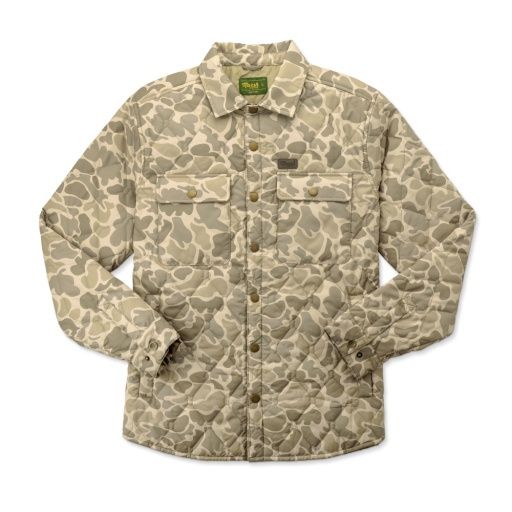 SALUDA PUFF SHACKET, Colour: KHAKI MALLARD CAMO, Size: XL