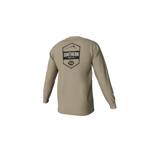 YOUTH GREYTON BADGE LONG SLEEVE POCKET TEE, Size: XXSMALL