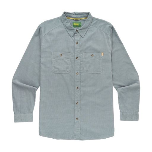 CODY CORD LS SHIRT, Colour: STEEL, Size: S
