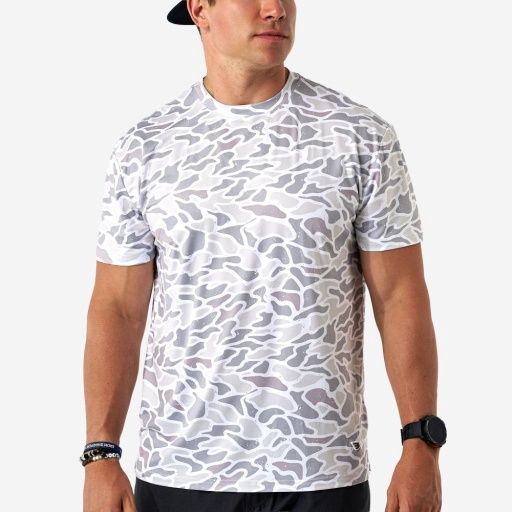 GO TO TEE White Camo, Size: XLarge