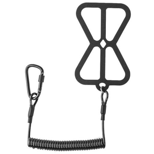 universal smartphone harness with tether, black