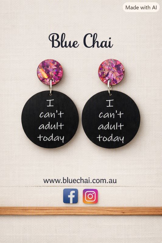 Blue Chai Ear-rings