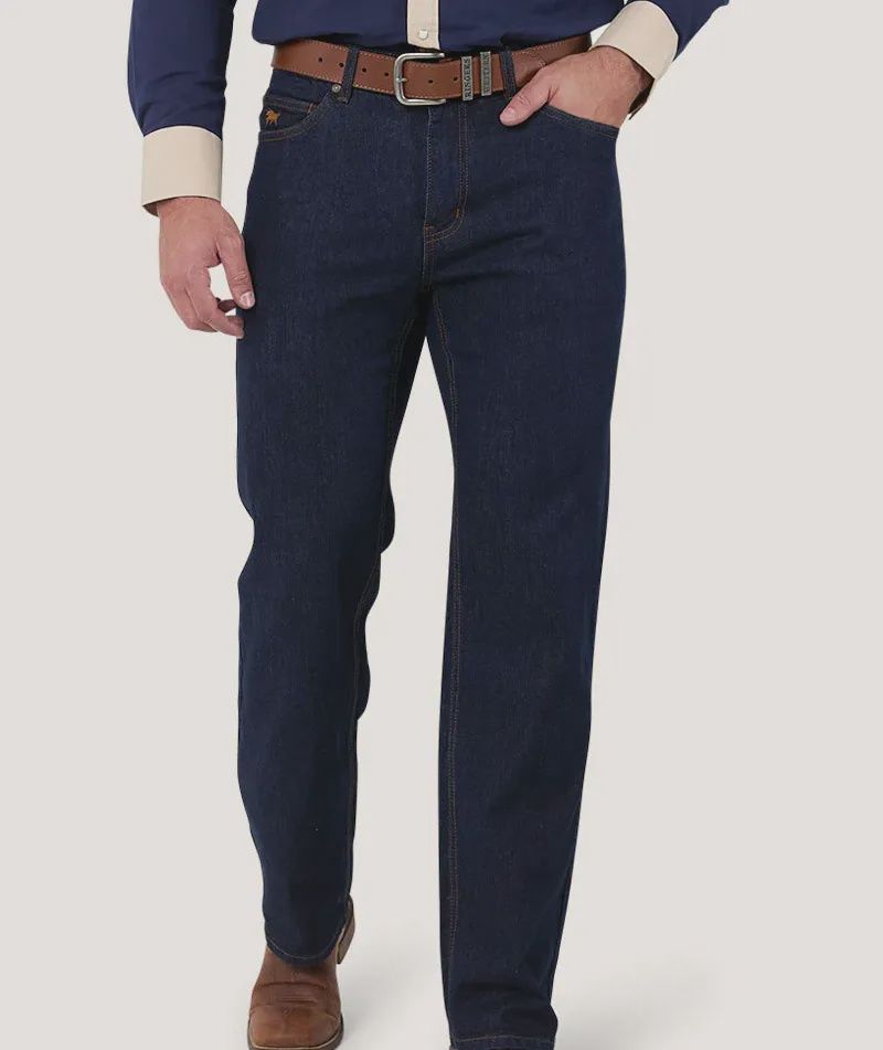 Sturt  relaxed leg Jeans Ringer Western, Colour: Dark Blue, Size: 34-32