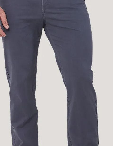 Avondale mens 5 pocket Stretch drill jeans, Colour: Steel Blue, Size: 36-32