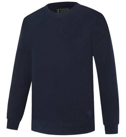 Mens Classic Crew Neck Fleece Pullover