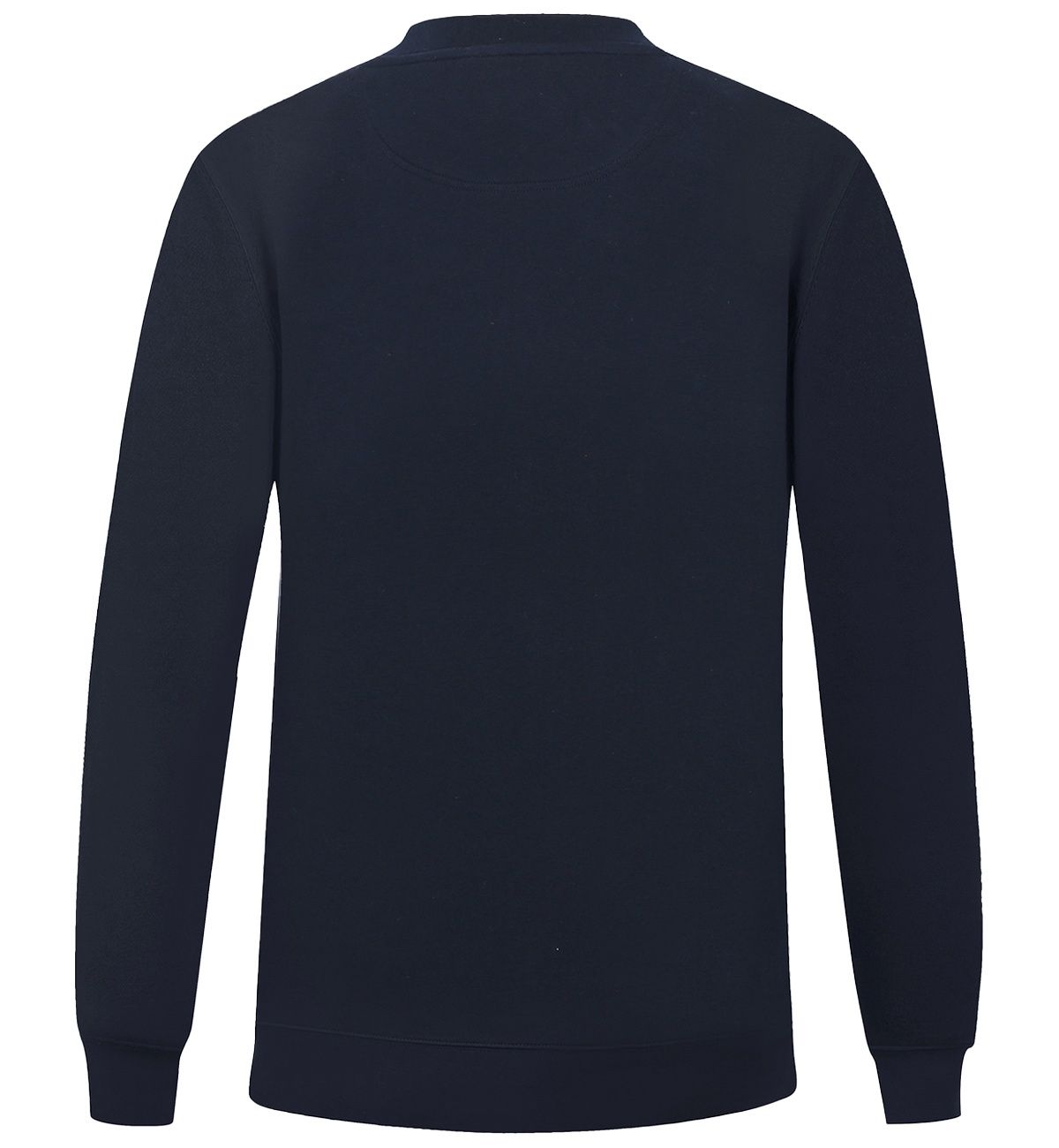 Mens Classic Crew Neck Fleece Pullover, Colour: French Navy, Size: XS