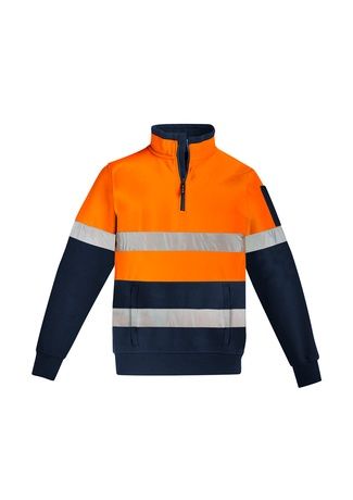 Mens Hi Vis 1/4 Zip Pullover - Hoop Taped ZT566
