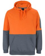 6HVPHONEX H/V Mens Hoodie, Colour: Orange/Navy, Size: XS