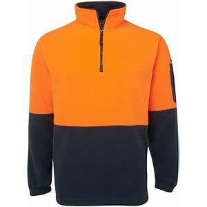 6HAPONAX Mens H/V Polar Fleece Pullover
