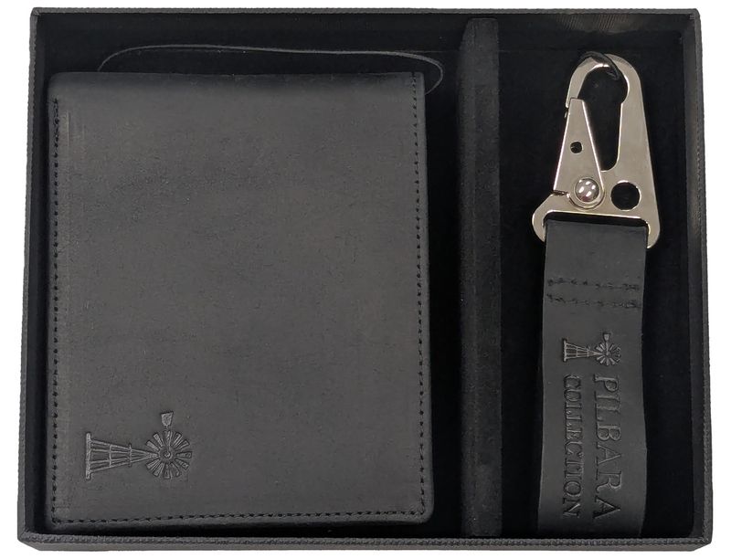 Pilbara Wallet and Keychain Set