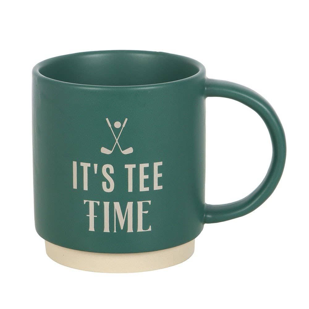 Its Tee Time Mug with Golf Tees