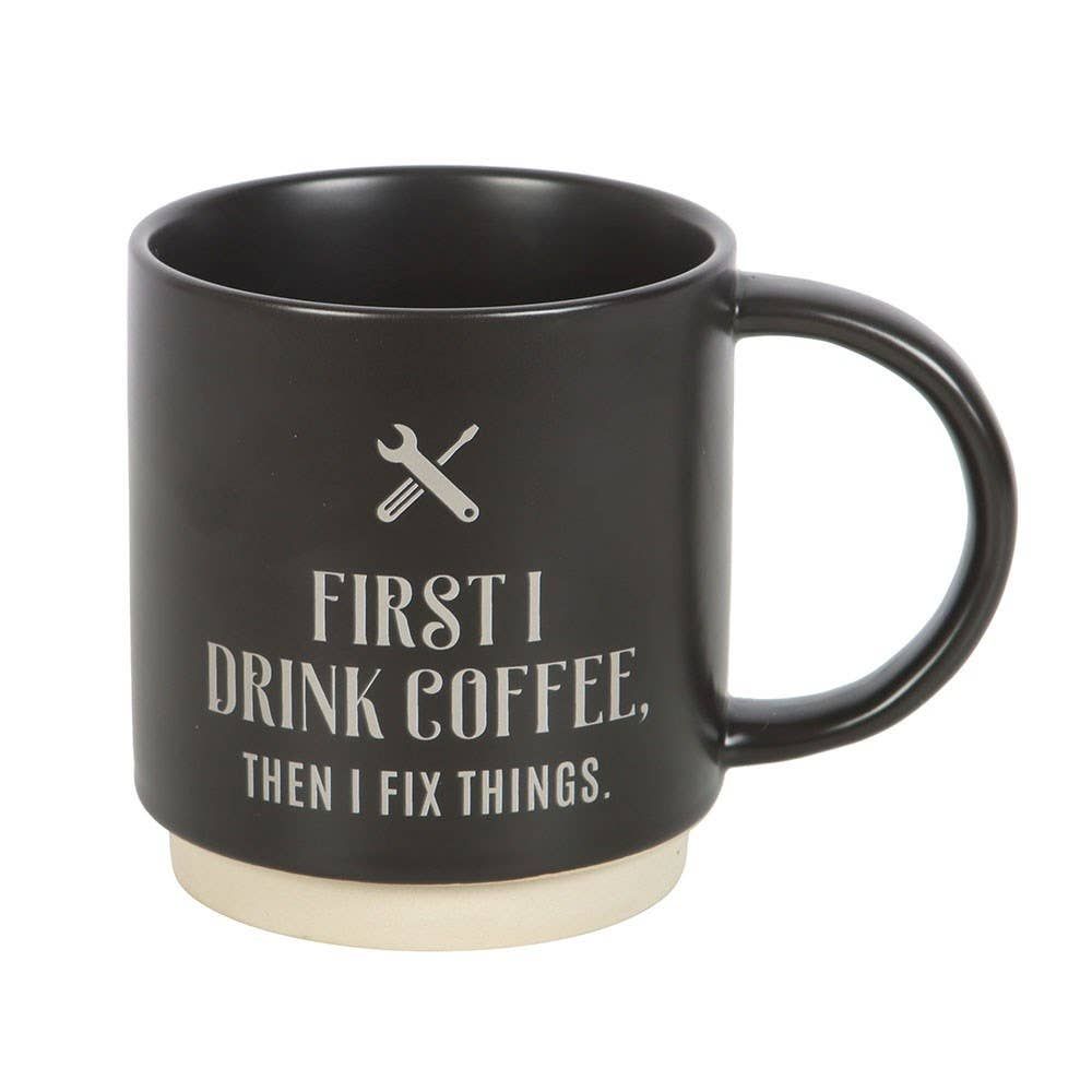 First I Drink Coffee Mug with Multi tool Pen