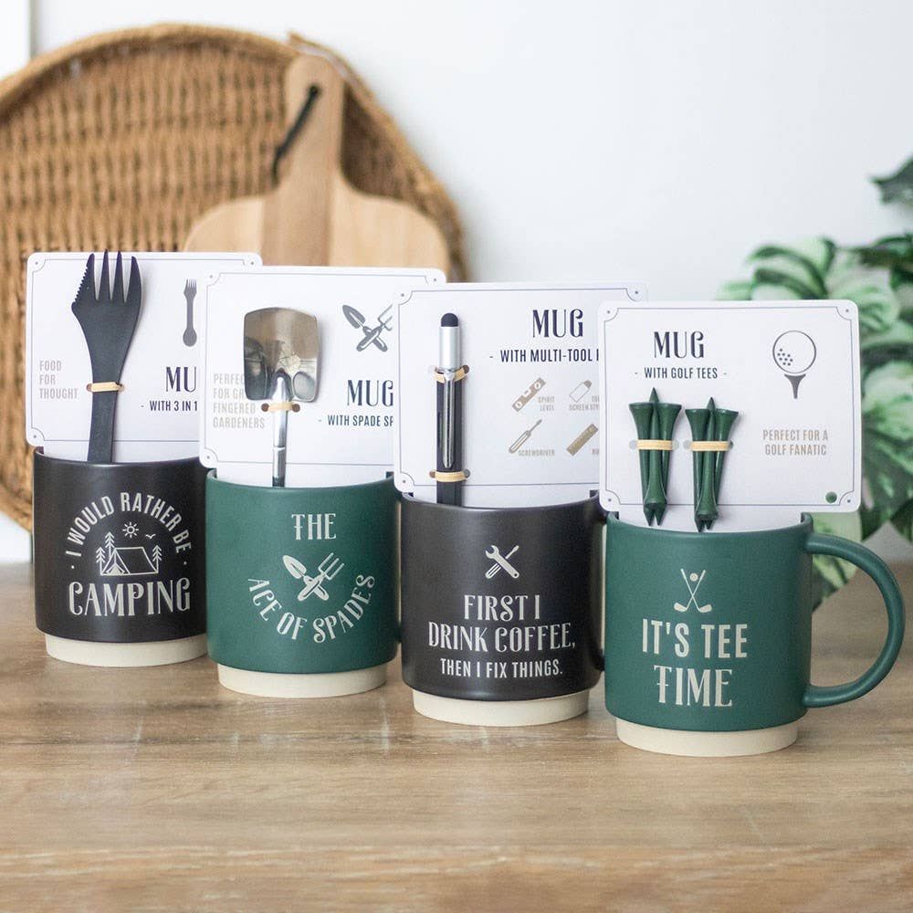 First I Drink Coffee Mug with Multi tool Pen