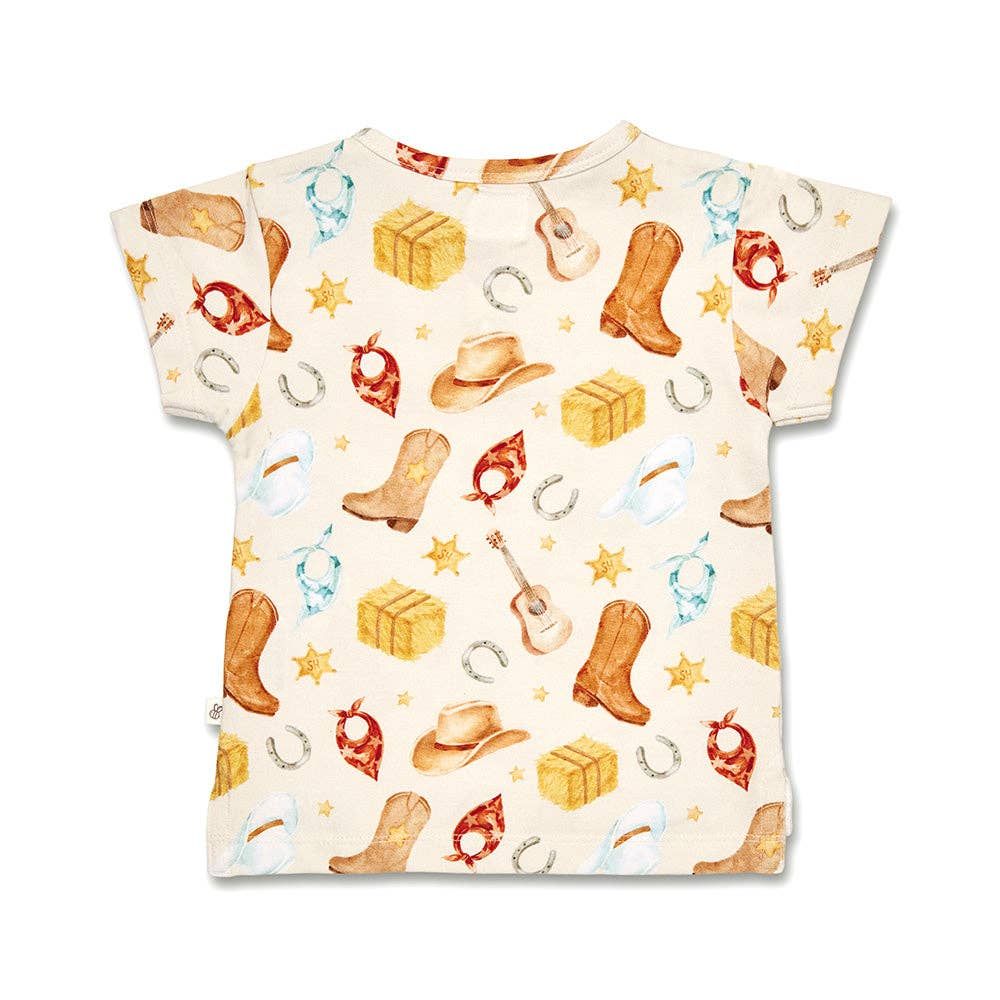Cowboys Organic Short Sleeve Top