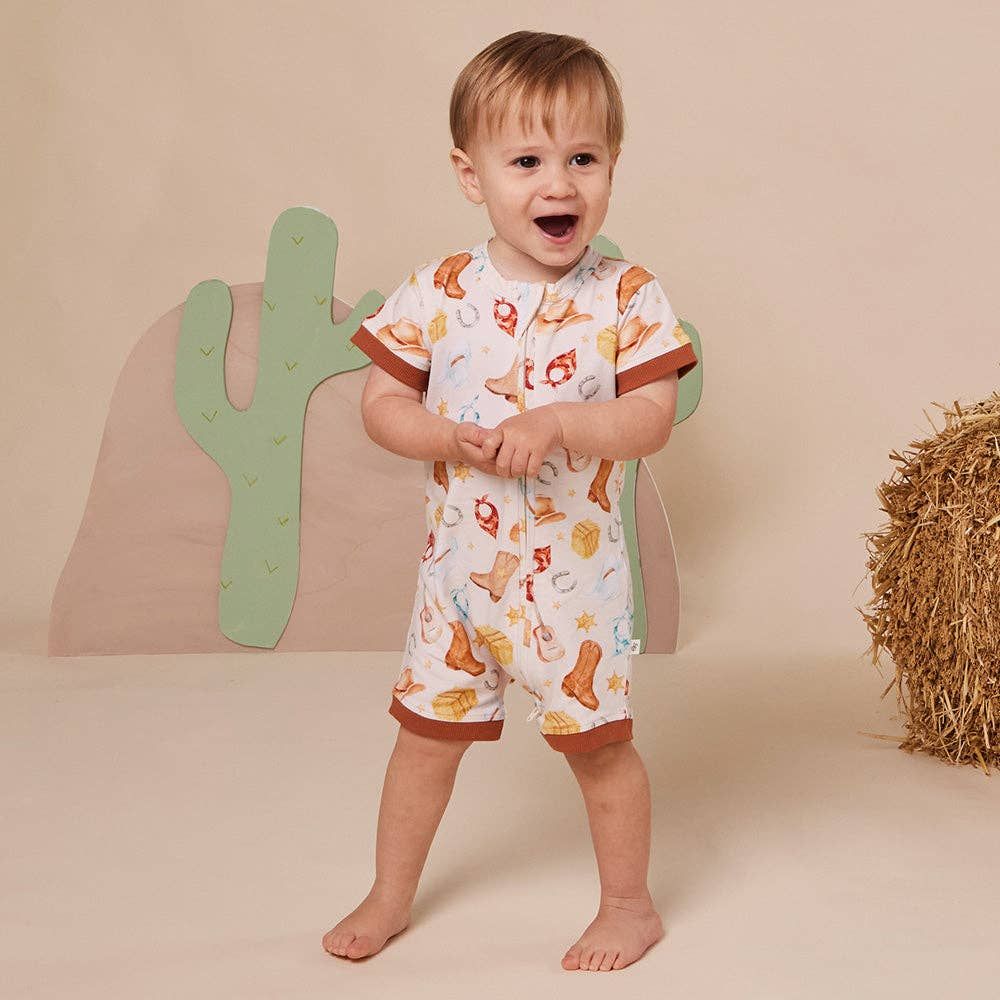 Cowboys Organic Snuggle Shortie, Size: 3-6 Months (00)
