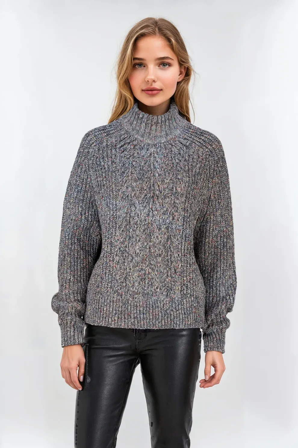 CD063 Ladies Cable Jumper