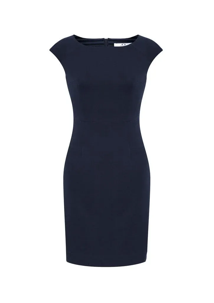 Audrey BS730L Dress, Colour: Navy, Size: 12