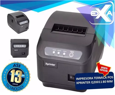 Impresora Térmica Pos Xprinter Q20011-80mm Exa Asftechnology