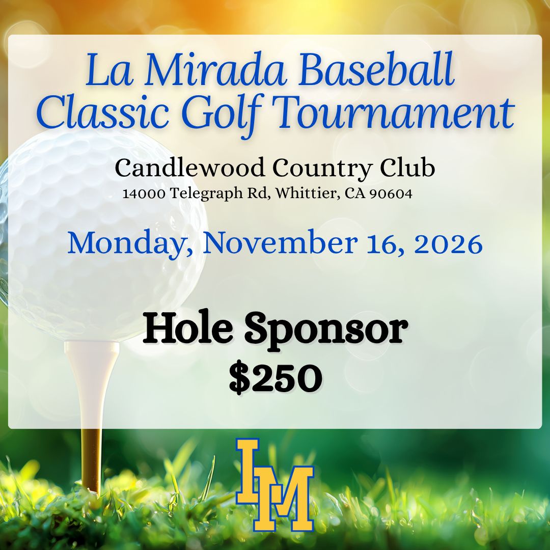 Hole Sponsor - Golf Tournament 11/16/26