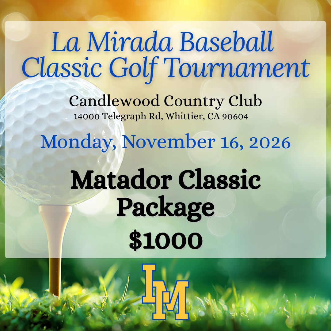 2026 Matador Classic Package - Golf Tournament 11/16/26