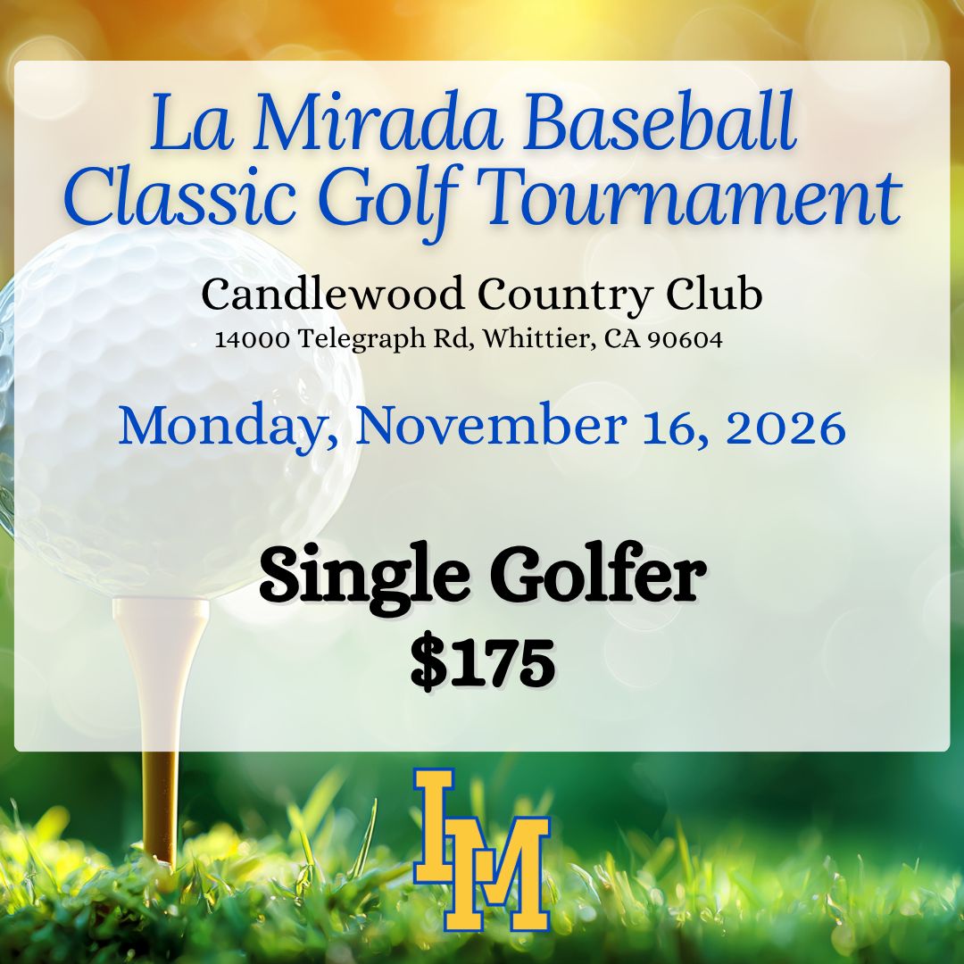 Single Player - Golf Tournament 11/16/26
