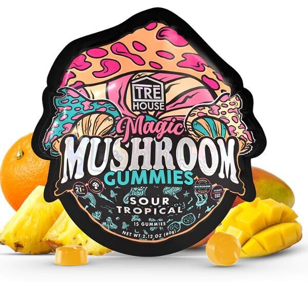 Gummies - Magic Mushroom - Sour Tropical Gummies - Magic Mushroom - Sour Tropical