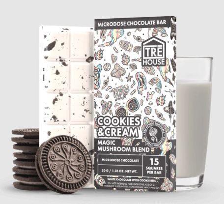 Chocolate Bar - Cookies &amp; Cream - Magic Mushrooms