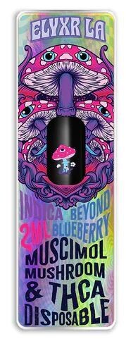 Muscimol Mushroom &amp; THC-A Disposable 2 Grams (2000mg)
Indica - Beyond Berry