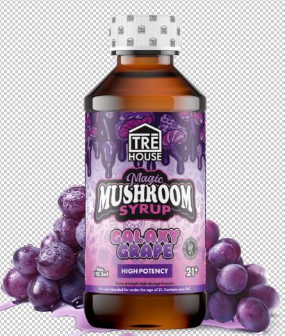 Magic Mushroom Syrup - Galaxy Grape - 4oz