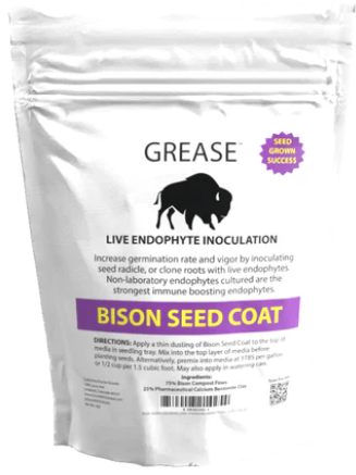 Grease Bison Seed Coat * Endophytes  1/2lb